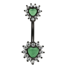 Load image into Gallery viewer, 14g Belly Button Rings 316L Stainless Steel Heart Shape Belly Piercing Sexy Navel Rings Nombril Body Jewelry

