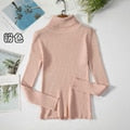 Load image into Gallery viewer, Simple Women Turtleneck Sweater Winter Fashion Pullover Elastic Knit Ladies Jumper Casual Solid Black Female Basic Tops
