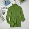 Load image into Gallery viewer, Simple Women Turtleneck Sweater Winter Fashion Pullover Elastic Knit Ladies Jumper Casual Solid Black Female Basic Tops
