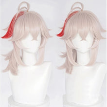 Load image into Gallery viewer, Genshin Impact Zhongli Cosplay Long Christmas Brown Orange Wig Cosplay Anime Wigs Heat Resistant Synthetic Wigs
