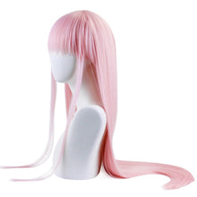 Load image into Gallery viewer, Cos Wig  Hair Anime DARLING in the FRANXX 02 ZERO TWO Long Wig Cosplay Wig Role Play Pink Color
