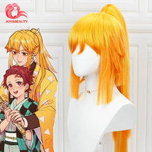 Load image into Gallery viewer, Hair Kanroji Mitsuri Wig Kimetsu No Yaiba Demon Slayer Cosplay Wigs Pink Green Gradient Synthetic Heat Resistant Hair

