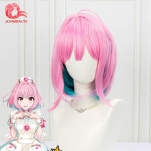 Load image into Gallery viewer, Hair Kanroji Mitsuri Wig Kimetsu No Yaiba Demon Slayer Cosplay Wigs Pink Green Gradient Synthetic Heat Resistant Hair
