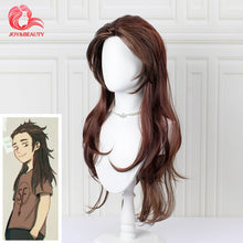 Load image into Gallery viewer, Hair Kanroji Mitsuri Wig Kimetsu No Yaiba Demon Slayer Cosplay Wigs Pink Green Gradient Synthetic Heat Resistant Hair
