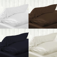 Load image into Gallery viewer, Standard Pure Satin Silk Soft Pillowcase Cover Chair Seat Bedding pillow Cover Square Pillow Cases Bed Linings Multicolor27
