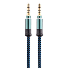 Load image into Gallery viewer, Jack 3.5mm AUX Cable Audio Cable 3.5 mm Jacks Speaker Cable 4 Poles Nylon Braided for Headphones Car MP3 Cord Extension male
