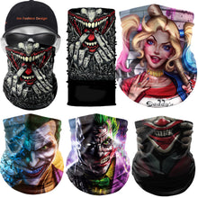 Load image into Gallery viewer, Jack Napier Eric Border Harleen Quinzel Motorcycle Cycling Neck Scarf Mask Bandana Headband Cosplay Masks
