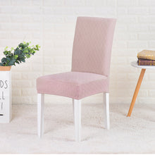 Load image into Gallery viewer, Jacquard Dining Chair Cover Solid Color Spandex Chair Cover For Wedding Hotel Banquet Office Banquet housse de chaise

