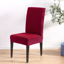 Load image into Gallery viewer, Jacquard Dining Chair Cover Solid Color Spandex Chair Cover For Wedding Hotel Banquet Office Banquet housse de chaise

