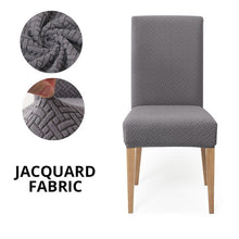 Load image into Gallery viewer, Jacquard Extensible Dining Chair Cover Spandex Slipcover Case for Chairs Kitchen Dining Room Chair Covers Elastic Stretch

