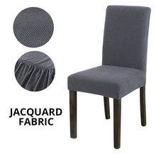 Load image into Gallery viewer, Jacquard Extensible Dining Chair Cover Spandex Slipcover Case for Chairs Kitchen Dining Room Chair Covers Elastic Stretch
