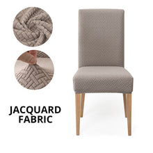 Load image into Gallery viewer, Jacquard Extensible Dining Chair Cover Spandex Slipcover Case for Chairs Kitchen Dining Room Chair Covers Elastic Stretch
