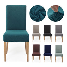Load image into Gallery viewer, Jacquard Extensible Dining Chair Cover Spandex Slipcover Case for Chairs Kitchen Dining Room Chair Covers Elastic Stretch
