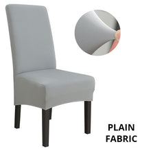 Load image into Gallery viewer, Jacquard Extra Large XL Dining Chair Cover Stretch Spandex Elastic Long Back Chair Slipcover Case for Chairs Kitchen Banquet
