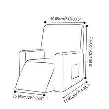Load image into Gallery viewer, Recliner Sofa Chair Cover Elastic Armchair Slipcover All-inclusive Relax Armchair Cover Massage Sofa Cover

