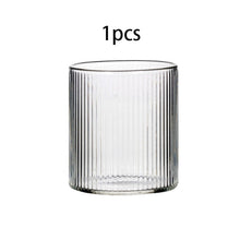 Load image into Gallery viewer, Japanese-Style Ripple Whisky Glass Vertical Lines  Coffee Cup Transparent Beer Mug  Drinking Glass For Juice 2021 Hot Selling

