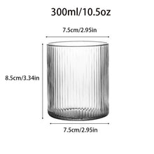 Load image into Gallery viewer, Japanese-Style Ripple Whisky Glass Vertical Lines  Coffee Cup Transparent Beer Mug  Drinking Glass For Juice 2021 Hot Selling
