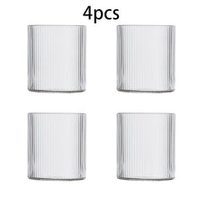 Load image into Gallery viewer, Japanese-Style Ripple Whisky Glass Vertical Lines  Coffee Cup Transparent Beer Mug  Drinking Glass For Juice 2021 Hot Selling
