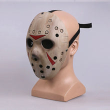 Load image into Gallery viewer, Jason Voorhees Halloween Party Murderer Cosplay Costume Resin Mask Scary Masks Prop
