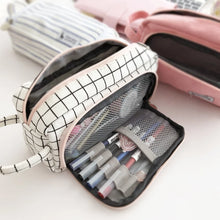 Load image into Gallery viewer, Pencil case Solid simplicity Large capacity pencil bag Cute student School supplies
