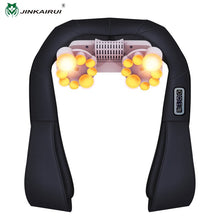 Load image into Gallery viewer, Jinkairui U Shape Car/Home/Office Neck Massager Electrical Shiatsu Shoulder Back Body Massagers Infrared 3D Massagem

