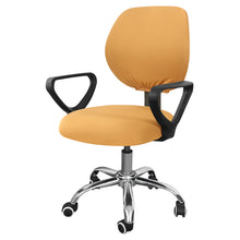 Load image into Gallery viewer, Office Chair Cover Solid Computer Chair Cover Spandex Stretch Armchair Seat Case 2 Pieces Removable and Washable
