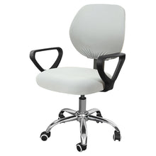 Load image into Gallery viewer, Office Chair Cover Solid Computer Chair Cover Spandex Stretch Armchair Seat Case 2 Pieces Removable and Washable
