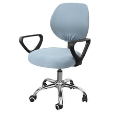 Load image into Gallery viewer, Office Chair Cover Solid Computer Chair Cover Spandex Stretch Armchair Seat Case 2 Pieces Removable and Washable
