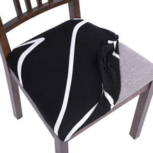 Load image into Gallery viewer, Stretch Elastic Dining Room Chair Seat Covers Universal Removable Washable Cover Protector Cushion Slipcover
