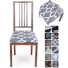 Load image into Gallery viewer, Stretch Elastic Dining Room Chair Seat Covers Universal Removable Washable Cover Protector Cushion Slipcover
