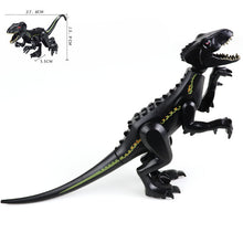 Load image into Gallery viewer, Jurassic Dinosaur Park Dinos World Building Blocks Animals Tyrannosaurus Rex Indominus I-Rex Blue Figures Triceratops Toys
