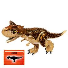 Load image into Gallery viewer, Jurassic Dinosaur Park Dinos World Building Blocks Animals Tyrannosaurus Rex Indominus I-Rex Blue Figures Triceratops Toys
