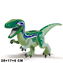 Load image into Gallery viewer, Jurassic Dinosaur Park Dinos World Building Blocks Animals Tyrannosaurus Rex Indominus I-Rex Blue Figures Triceratops Toys

