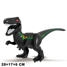 Load image into Gallery viewer, Jurassic Dinosaur Park Dinos World Building Blocks Animals Tyrannosaurus Rex Indominus I-Rex Blue Figures Triceratops Toys
