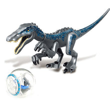 Load image into Gallery viewer, Jurassic Dinosaur Park Dinos World Building Blocks Animals Tyrannosaurus Rex Indominus I-Rex Blue Figures Triceratops Toys
