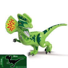 Load image into Gallery viewer, Jurassic Dinosaur Park Dinos World Building Blocks Animals Tyrannosaurus Rex Indominus I-Rex Blue Figures Triceratops Toys
