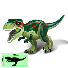 Load image into Gallery viewer, Jurassic Dinosaur Park Dinos World Building Blocks Animals Tyrannosaurus Rex Indominus I-Rex Blue Figures Triceratops Toys
