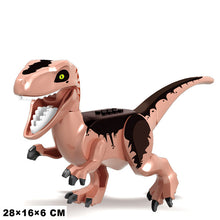 Load image into Gallery viewer, Jurassic Dinosaur Park Dinos World Building Blocks Animals Tyrannosaurus Rex Indominus I-Rex Blue Figures Triceratops Toys
