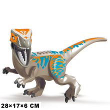 Load image into Gallery viewer, Jurassic Dinosaur Park Dinos World Building Blocks Animals Tyrannosaurus Rex Indominus I-Rex Blue Figures Triceratops Toys
