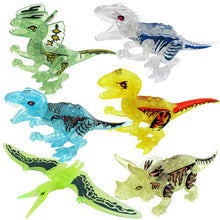 Load image into Gallery viewer, Jurassic Dinosaur Park Dinos World Building Blocks Animals Tyrannosaurus Rex Indominus I-Rex Blue Figures Triceratops Toys
