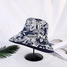 Load image into Gallery viewer, K34 Women's hat Bucket hat Fashion Panama Anti-UV Summer Hat Big Brim Hat Double-Sided Fisherman Hat Sun Protection Sun Visor
