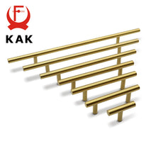 Load image into Gallery viewer, Doorknob  2" ~ 20'' Gold Kitchen Door T Bar Straight Handle Knobs Cabinet Pull Diameter 10mm Stainless Steel Handles Furniture Handle
