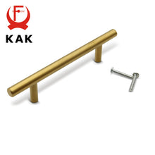Load image into Gallery viewer, Doorknob  2" ~ 20'' Gold Kitchen Door T Bar Straight Handle Knobs Cabinet Pull Diameter 10mm Stainless Steel Handles Furniture Handle

