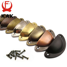 Load image into Gallery viewer, Doorknob  2PCS Retro Metal Kitchen Drawer Cabinet Door Handle And Furniture Knobs Handware Cupboard Antique Brass Shell Pull Handles
