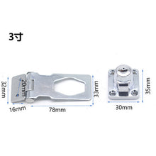 Load image into Gallery viewer, Door lock Drawer Locks Letter Box Locker Double Door Cabinet Lock Office Cabinet Security Combination Lock
