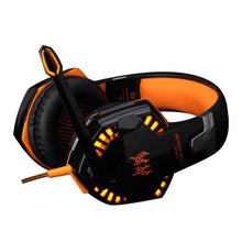 Load image into Gallery viewer, Gaming Headphones Headset Deep Bass Stereo wired gamer Earphone Microphone with backlit for PS4 phone PC Laptop
