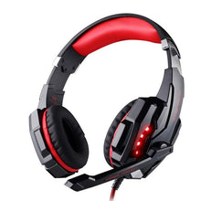 Load image into Gallery viewer, Gaming Headphones Headset Deep Bass Stereo wired gamer Earphone Microphone with backlit for PS4 phone PC Laptop
