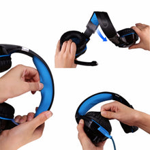 Load image into Gallery viewer, Gaming Headset Deep bass Stereo Casque Wired Game Earphones Gaming Headphones with Microphone for PS4 PC Laptop
