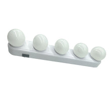 Load image into Gallery viewer, Barber Shop Vanity LED Make Up  Vanity Mirror Lights Stick On Touch Control Design 3 Modes Light Bulbs Lens Headlight
