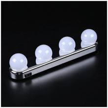 Load image into Gallery viewer, Barber Shop Vanity LED Make Up  Vanity Mirror Lights Stick On Touch Control Design 3 Modes Light Bulbs Lens Headlight

